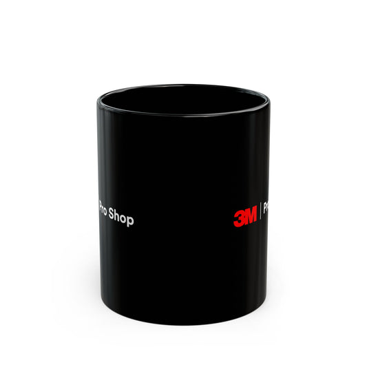 3M Pro Shop Black Mug | Logo Coffee Mug, 11oz or 15oz