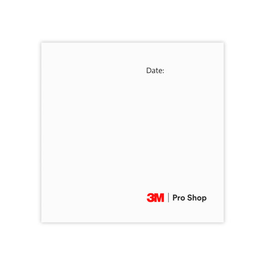 3M Pro Shop Logo Sticky Note Pad | Note Pad, Date Field