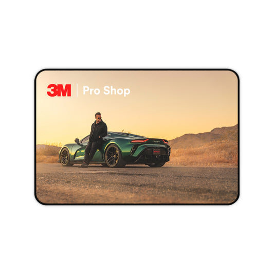 Green Supercar Roadscape Desk Mat | 3M Pro Shop